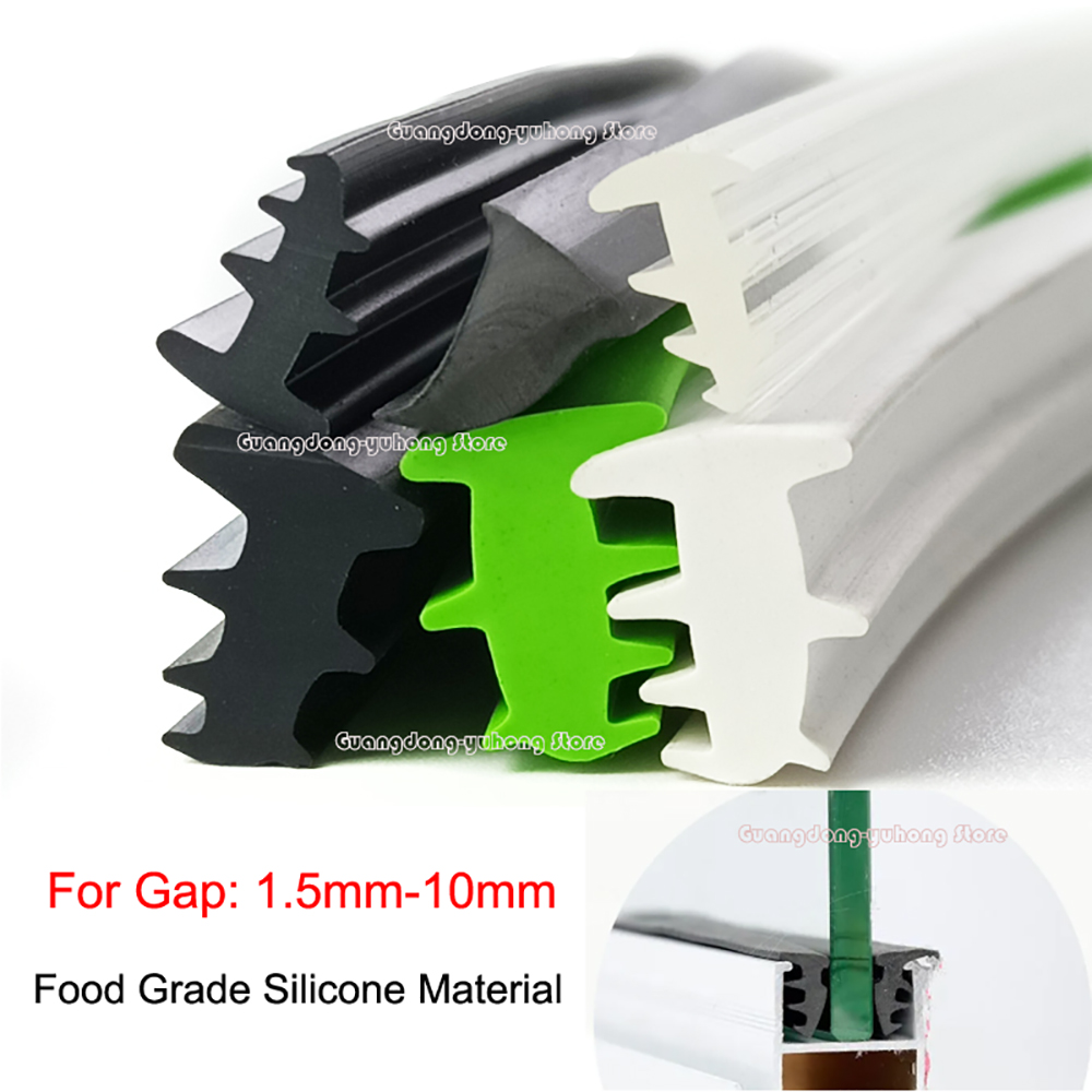 Aluminum T-Slot Profile - 1/2/3/5M Three T Type Seal Strip