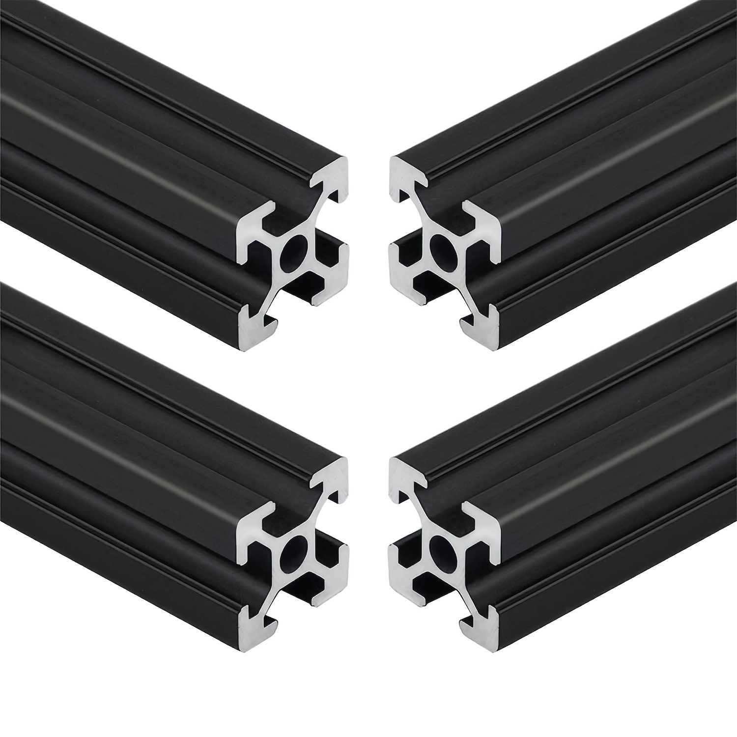 Aluminum T-Slot Profile - 4Pcs T Slot 2020 Aluminum Extrusion