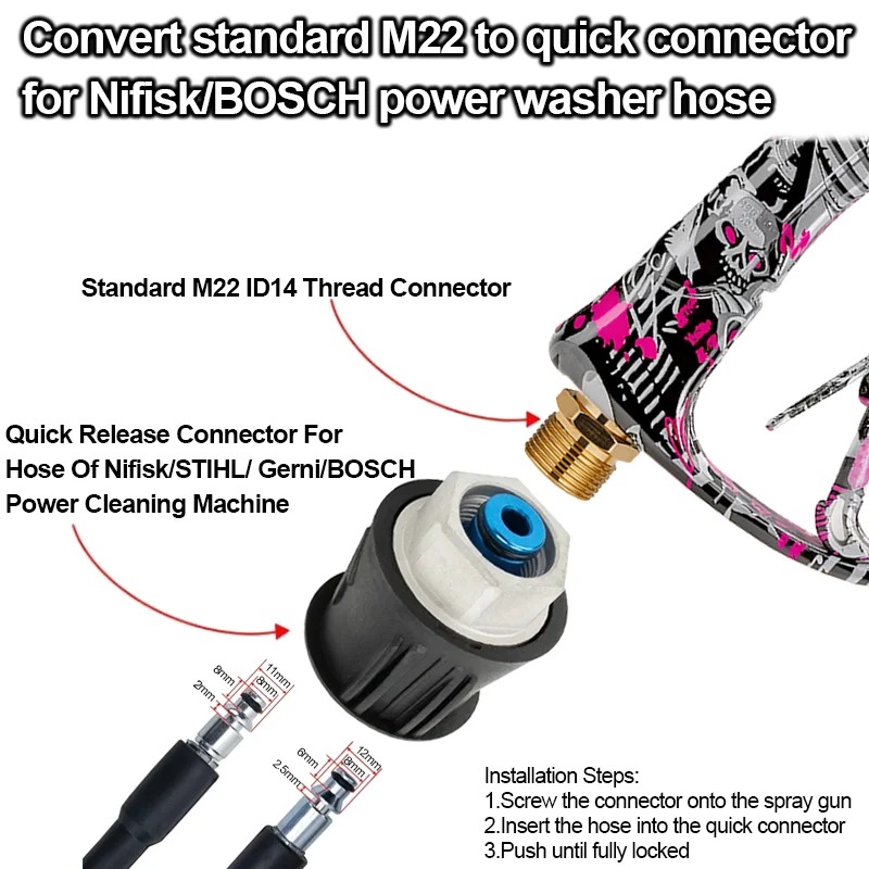 Pressure Washer Spray Gun Nozz - Laser Nozzle Ceramic ulasan dan harga