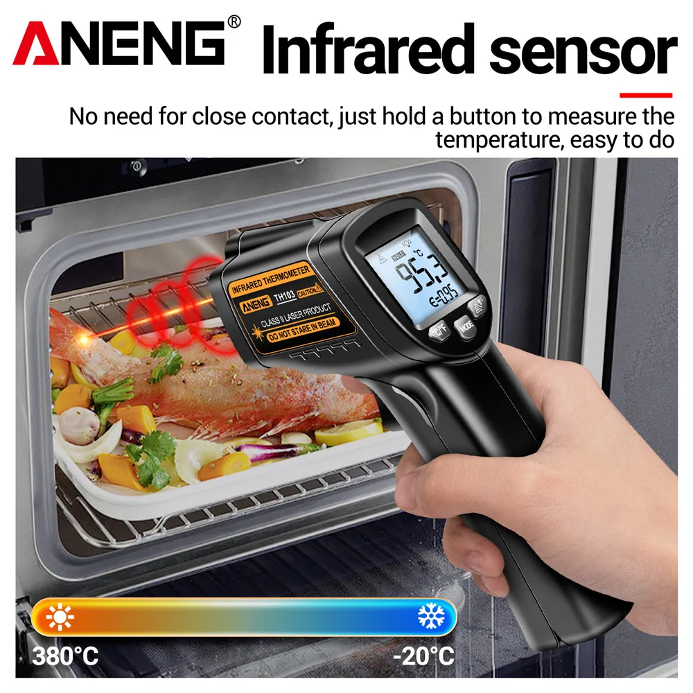 Infrared Laser Temperature Gun - Industrial Laser Temperature Gun ulasan dan harga