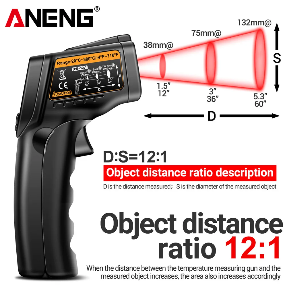 Infrared Laser Temperature Gun - Industrial Laser Temperature Gun ulasan dan harga