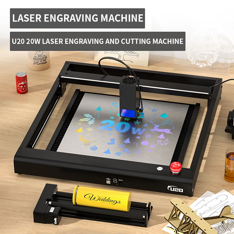 20W Laser Engraver U20 Laser E - Air Assist Pump Laser ulasan dan harga