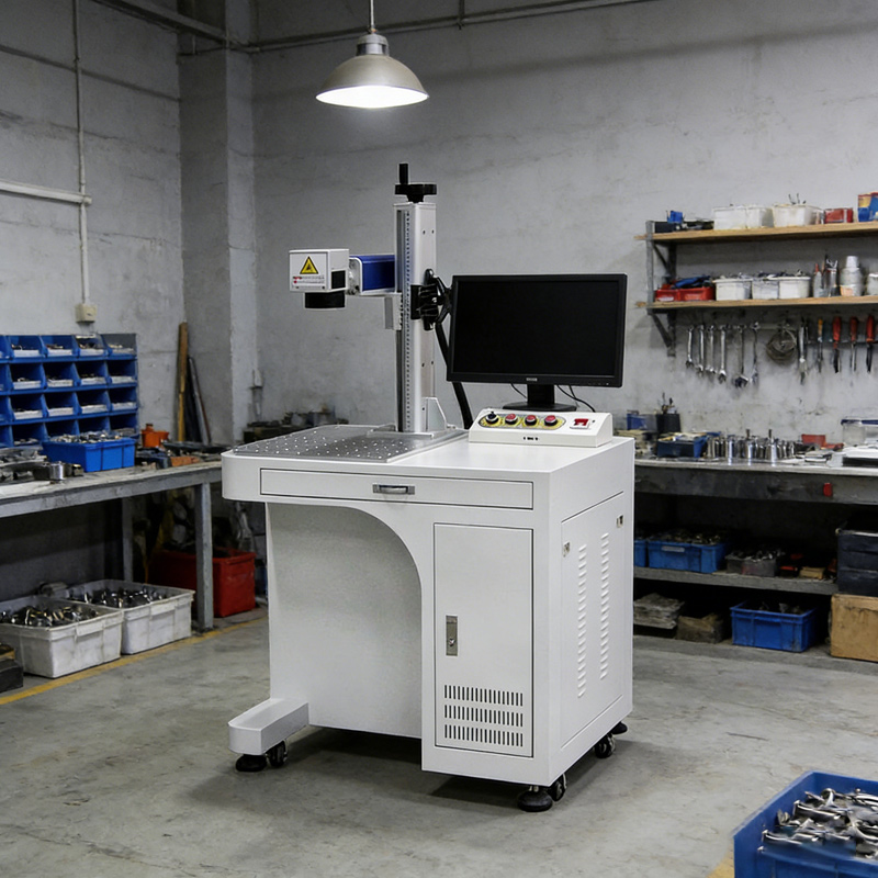 Fiber Laser Marking Machine 50 - Industrial Laser Engraving Machine For Metal ulasan dan harga