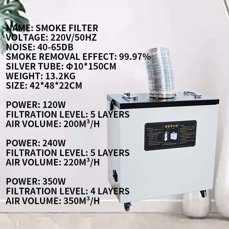 240W Pure Air Fume Extractor I - Industrial Laser Engraving Machine For Metal ulasan dan harga