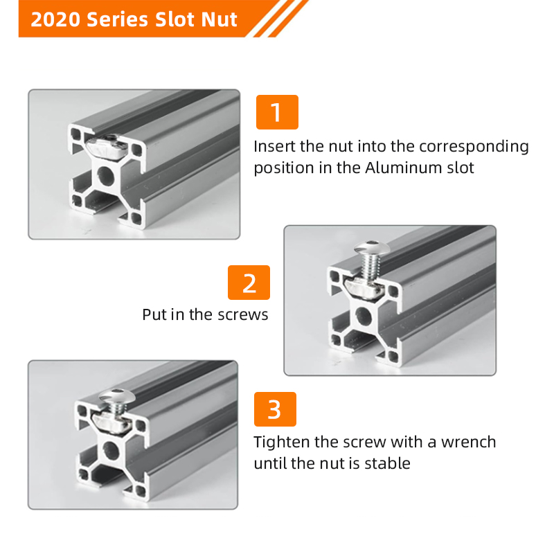T-Nuts Screws Kit T Track Nut  - Aluminum T-Slot Profile ulasan dan harga