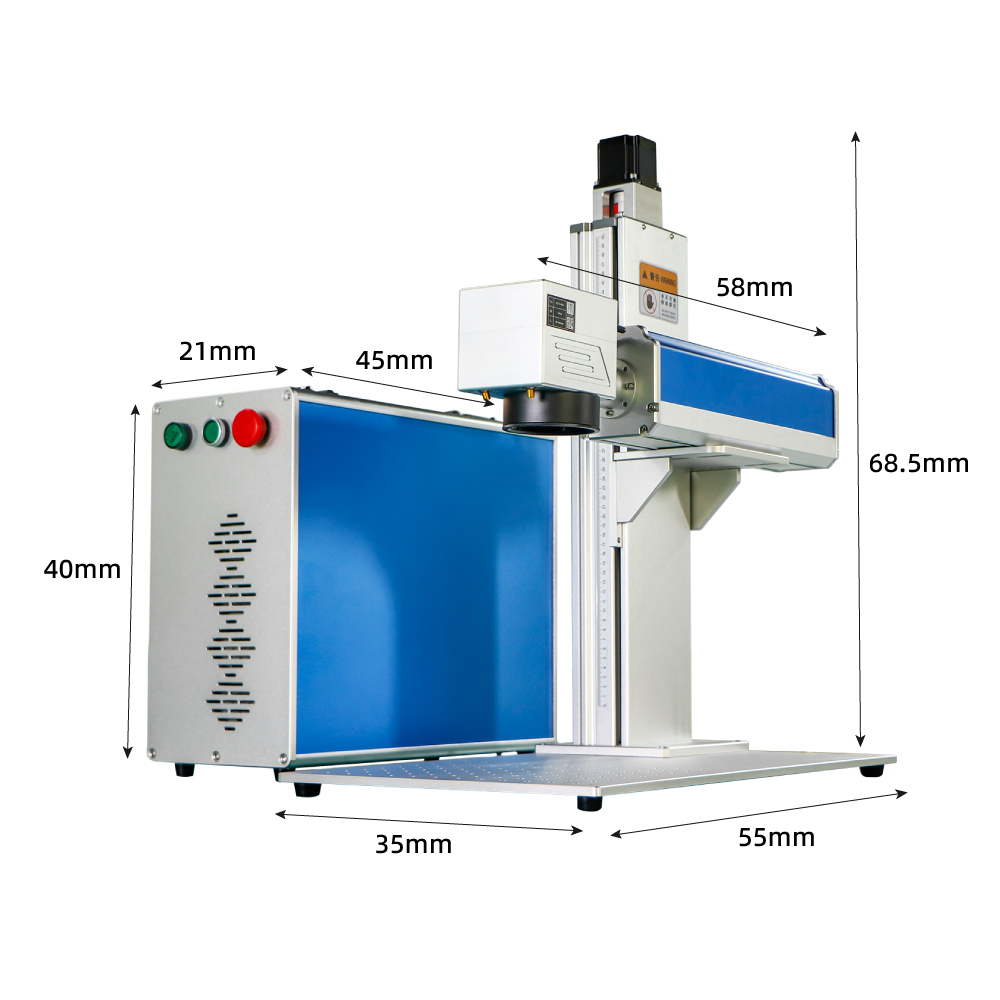 MAX 2.5D Relief Deep Engraving - Industrial Laser Engraving Machine For Metal ulasan dan harga