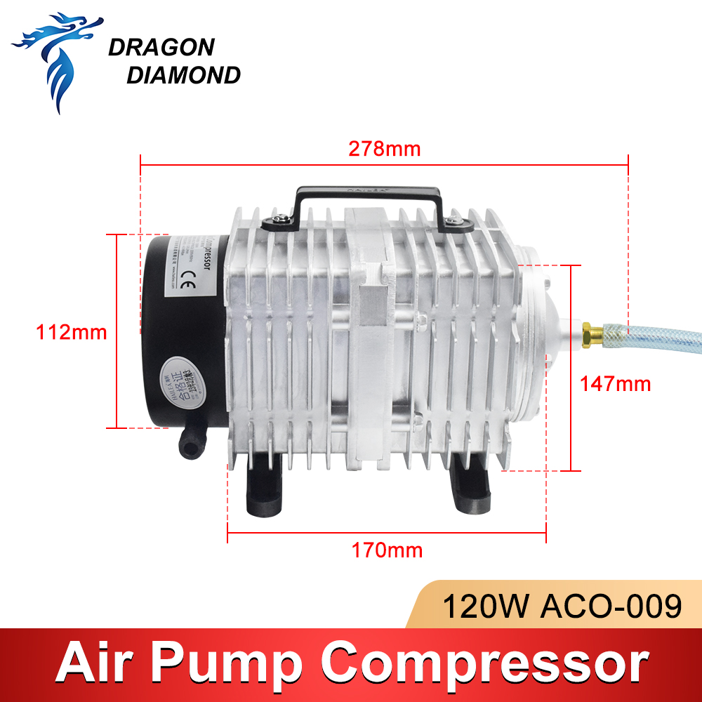 120W Air Compressor Electrical - Air Assist Pump Laser ulasan dan harga