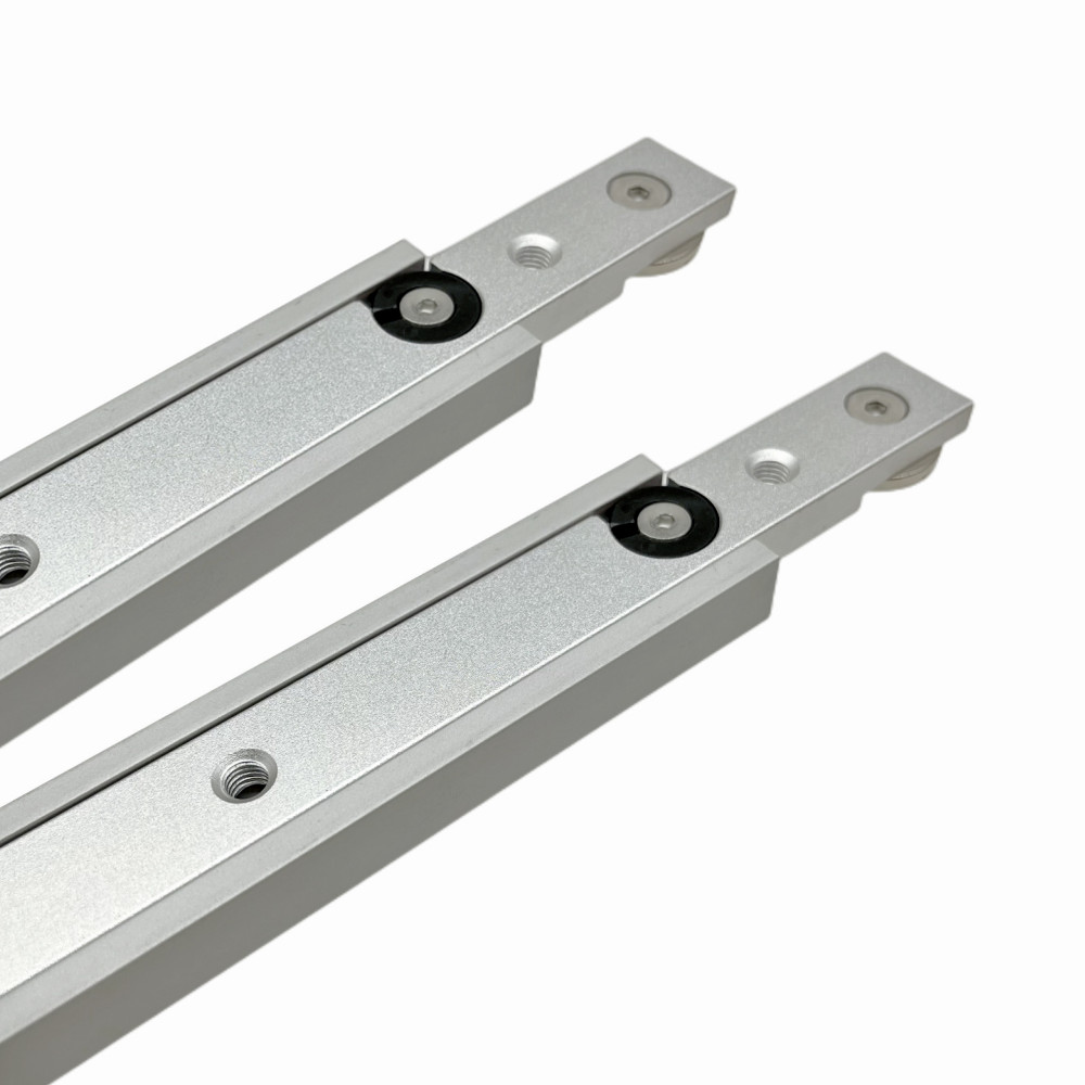 2Pcs T‑Track & Miter Track Jig - Aluminum T-Slot Profile ulasan dan harga