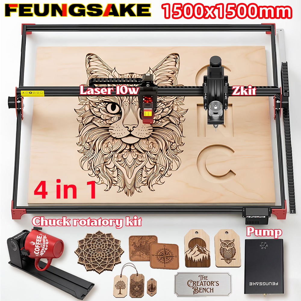 FEUNGSAKE 40w Laser Engraving  - Air Assist Pump Laser ulasan dan harga