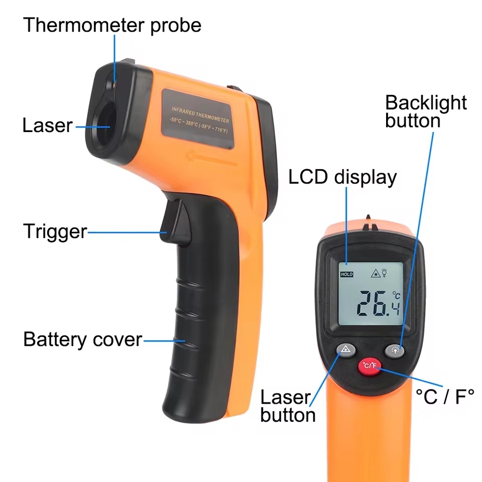 New T600 T600A Digital Infrare - Industrial Laser Temperature Gun ulasan dan harga