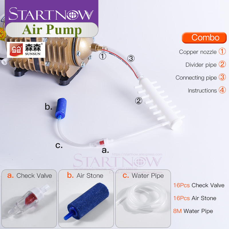 220V 185W 150L/min Electric Ma - Air Assist Pump Laser ulasan dan harga