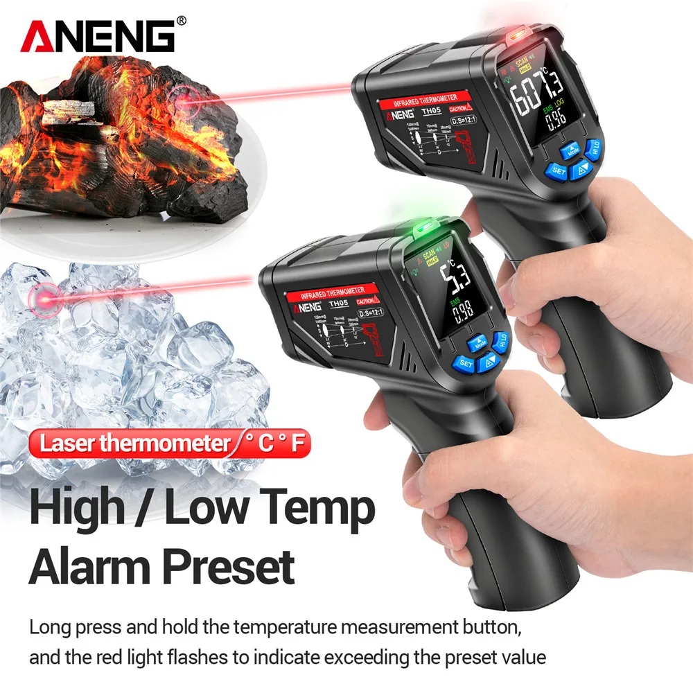 Infrared Thermometer Digital N - Industrial Laser Temperature Gun ulasan dan harga