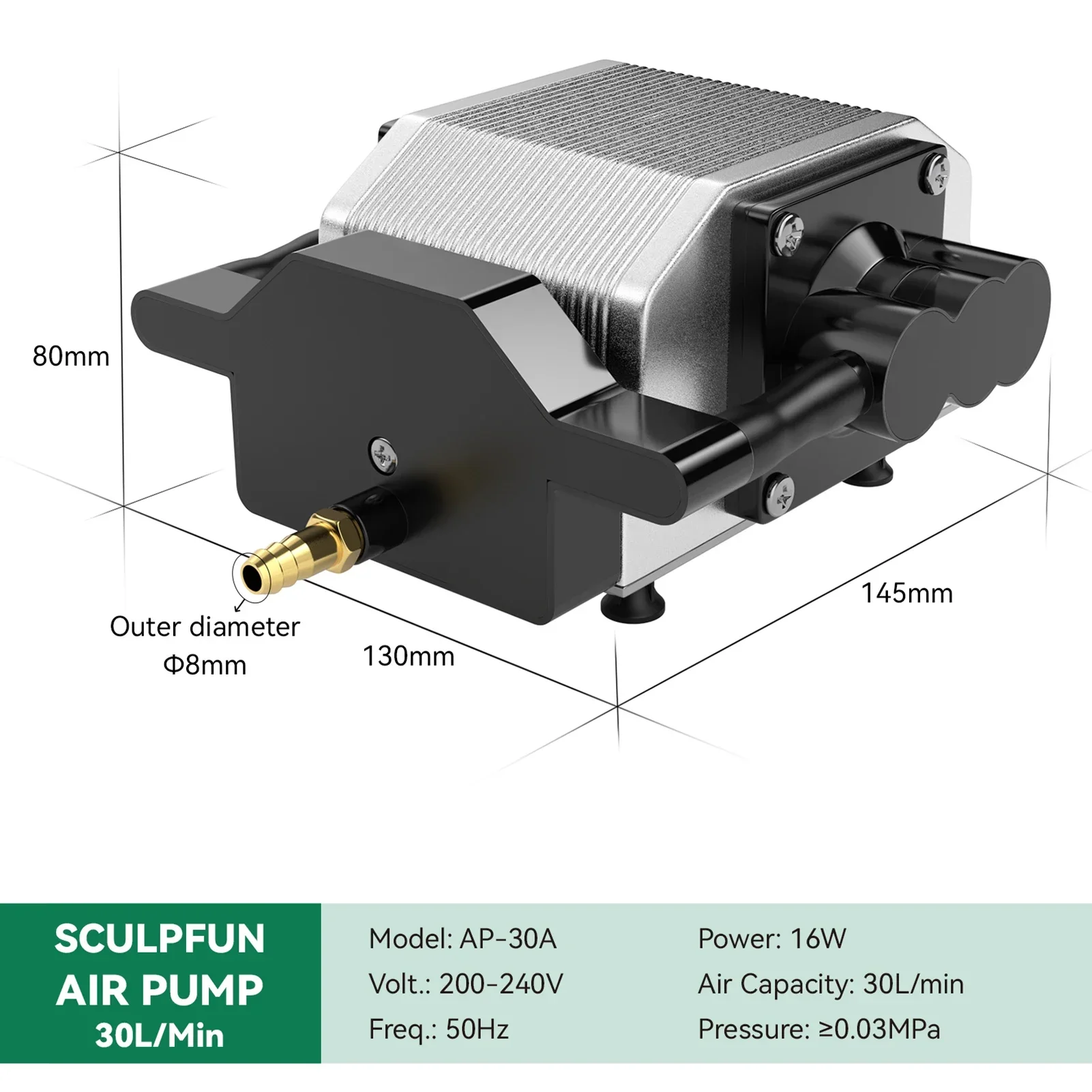 30L/Min Laser Air Assist Pump  - Air Assist Pump Laser ulasan dan harga