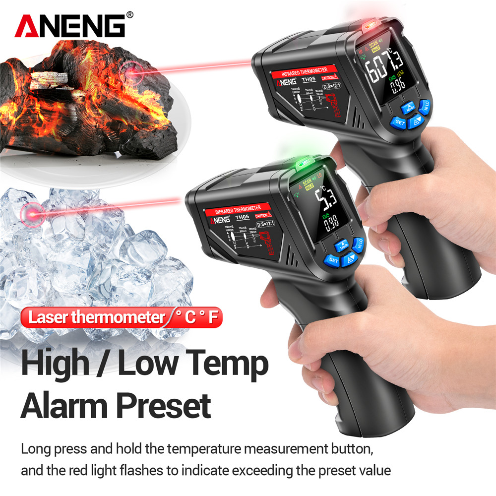 ANENG TH05 Infrared Thermomete - Industrial Laser Temperature Gun ulasan dan harga