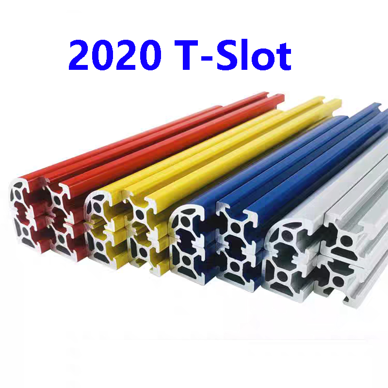 4PCS EU Standard 2020N1 2020N2 - Aluminum T-Slot Profile ulasan dan harga