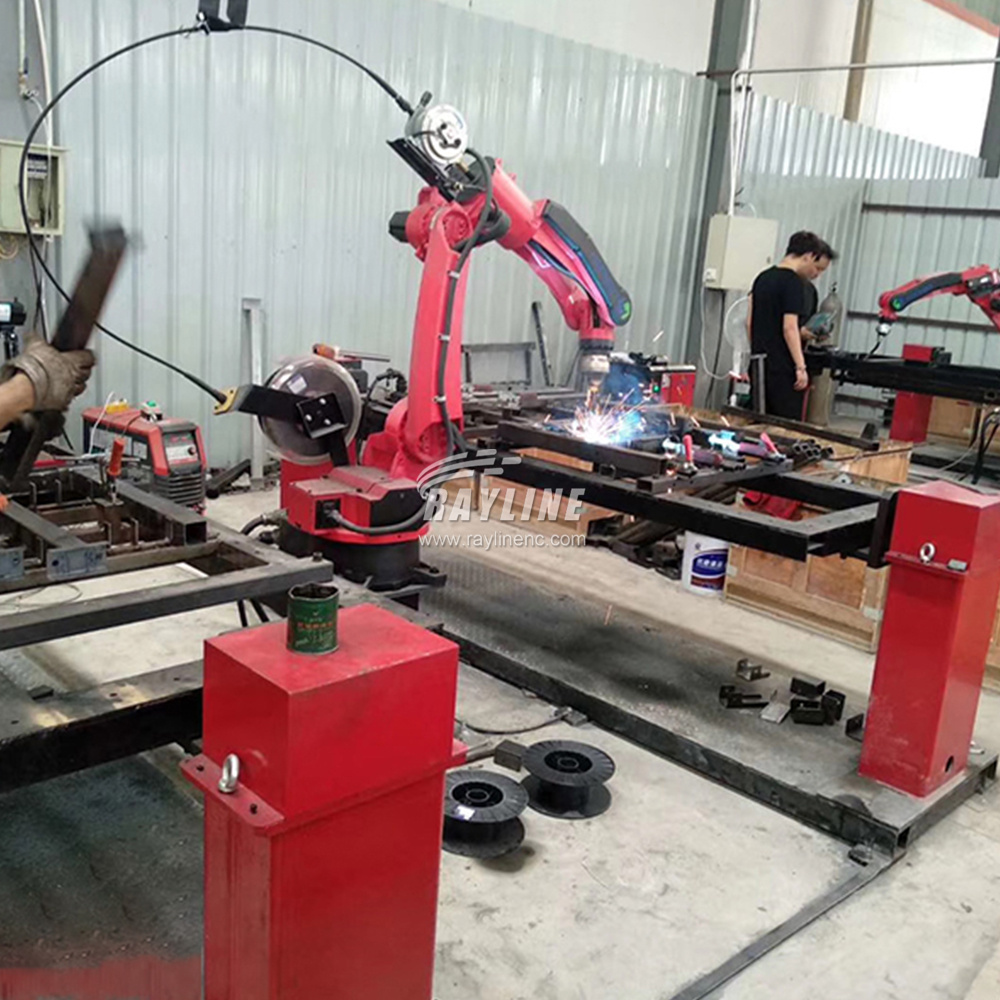 Six-axis Robotic Arm Fiber Las - Industrial Laser Welding Machine ulasan dan harga