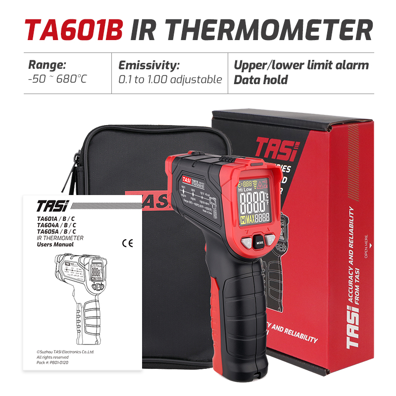 TASI TA601A TA601B TA601C Infr - Industrial Laser Temperature Gun ulasan dan harga