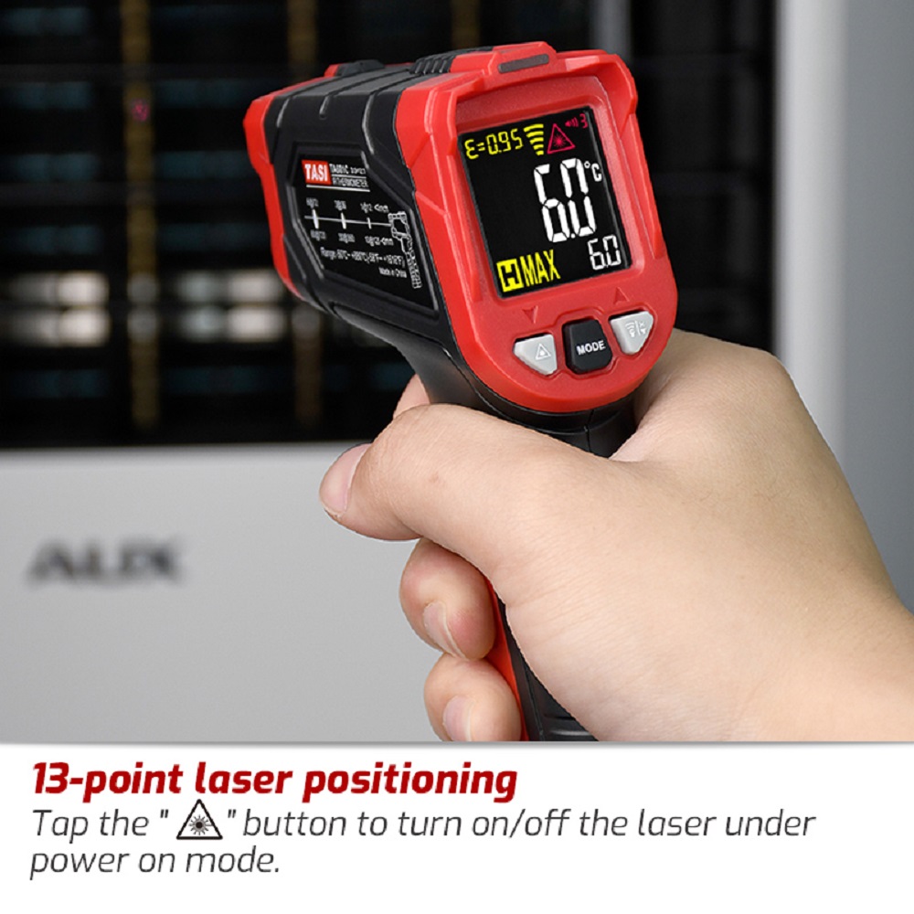 TASI TA601A TA601B TA601C Infr - Industrial Laser Temperature Gun ulasan dan harga