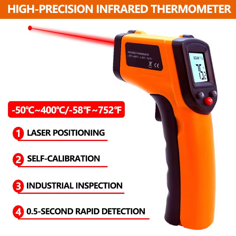 Handheld Infrared Thermometer  - Industrial Laser Temperature Gun ulasan dan harga